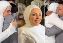 صورة الفنان الكوميديان محمد هنيدي يحتفل بزفاف ابنته في اجواء عائلية