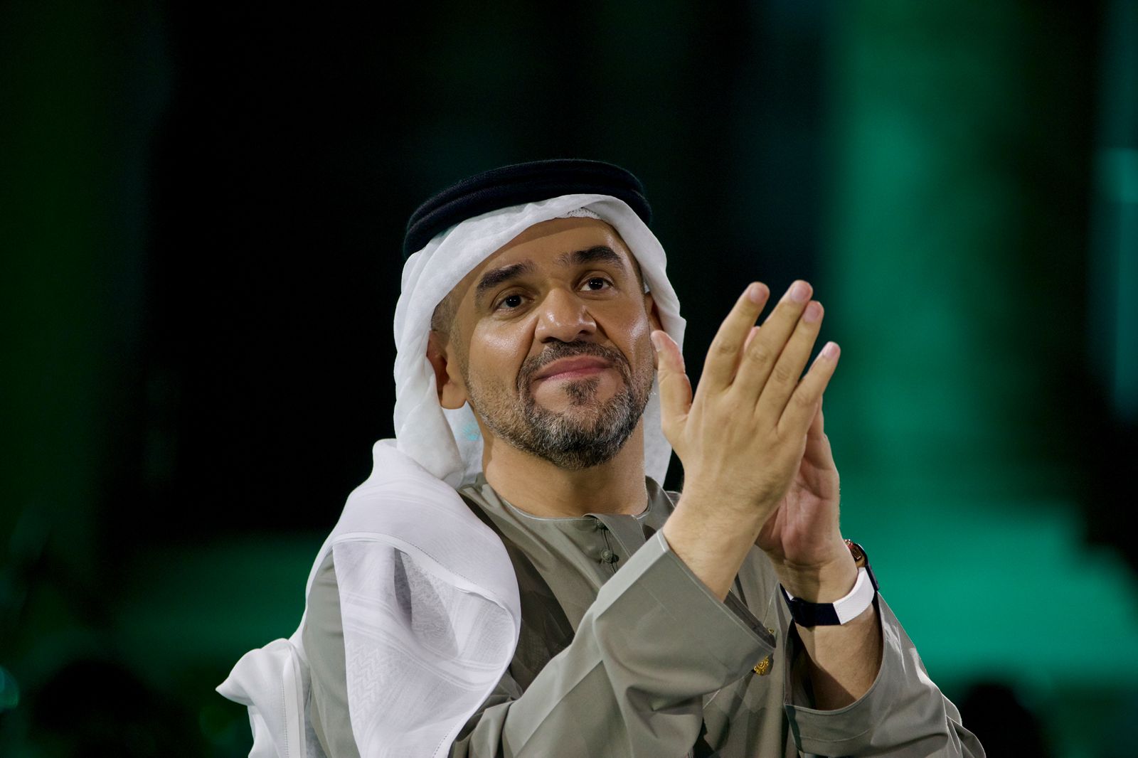 حسين الجسمي يحتفل بعيد الوحدة 54 في اجواء رائعه وحضور حاشد