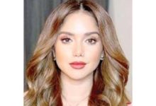 صورة النجمة المصرية رنا رئيس في قطر صغنطوط في رمضان بعد سيد الناس