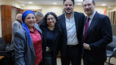 صورة بالصور.. تكريم مصطفي غريب وأيمن الشيوي في افتتاح مهرجان المسرح العالمي 41