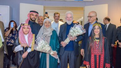 صورة سوزان اسكندر تنقل روحانية الحرمين إلي القاهرة عبر معرض عالمي بدار الأوبرا المصرية