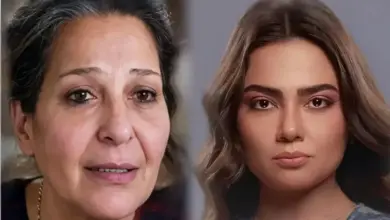صورة الفنانة فرح يوسف تتلقي واجب العزاء في وفاة والدتها وأجواء من الحزن وممنوع التصوير