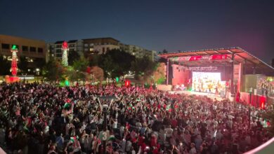 صورة حضور جماهيري بالالاف بحفل صوت الاردن عمر العبداللات في مدينة دالاس