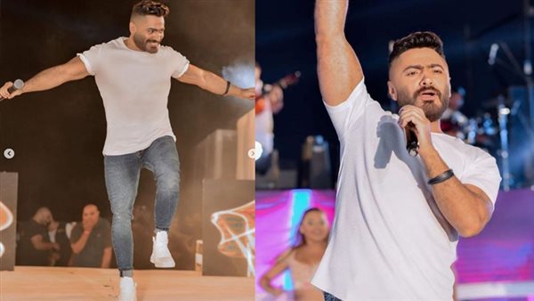 تامر حسني يتحدي احزانه بعد رحيل والده ويستعد للحفل الأكبر والاضخم بالساحل الشمالي
