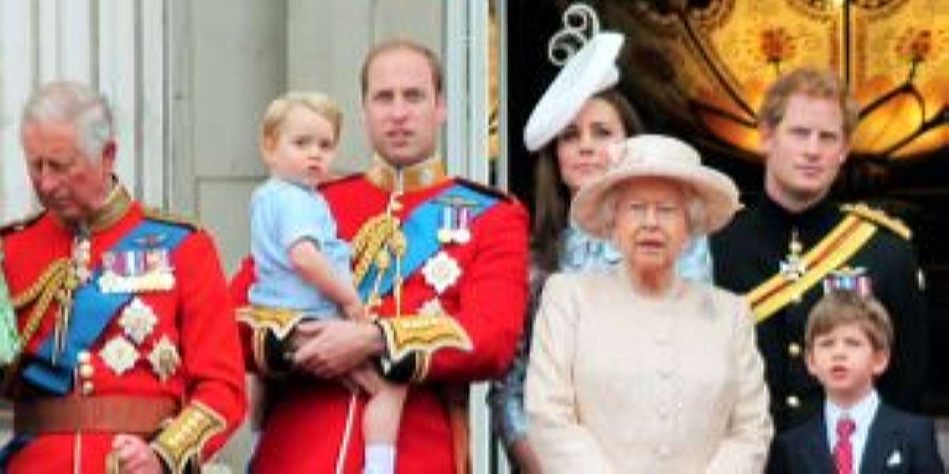 London June 2015- Trooping the Colour ceremony Royal Balcony